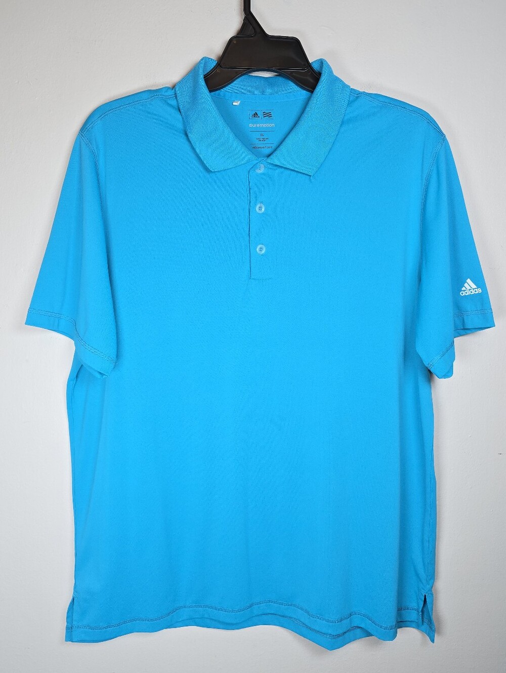 Adidas Mens Puremotion Golf Polo Shirt Short Sleeve XL Outdoor Sport Athleisure